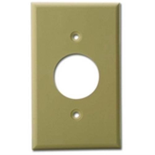 "SINGLE GANG, SINGLE HOLE WALL PLATE COVR" (PT-113C-UL)