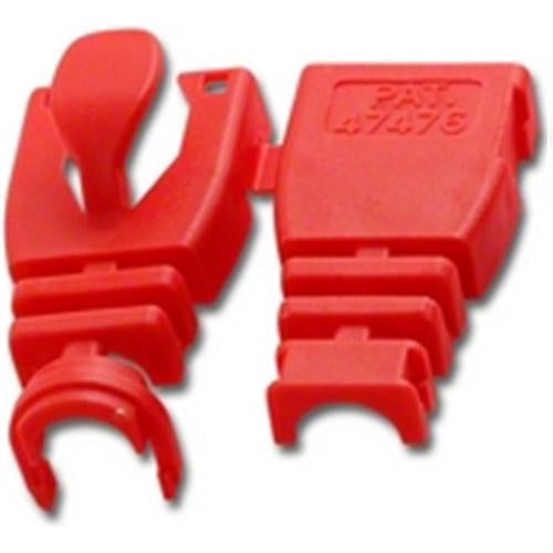 SNAP ON BOOTS FOR RJ-45 RED (PTC-SNP45-RD)
