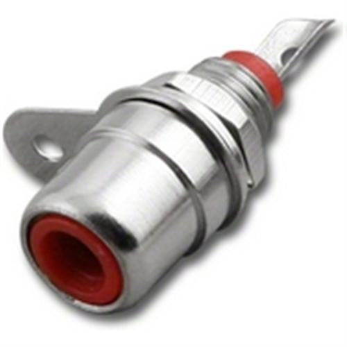 "RCA Jack Chassis Mount, Color RD" (RCA-6198RD)