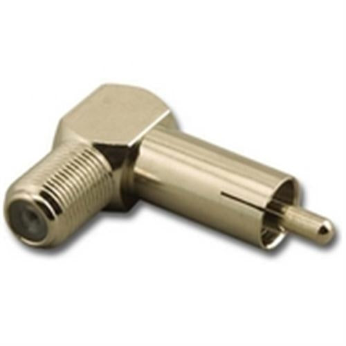 F FEMALE TO RCA MALE Rt ANGLE EXTENDED (RFA-8792ER)