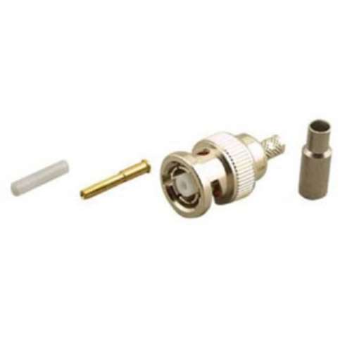 FOR RG-316 DUAL CRIMP PLUG REV.POL. BNC (RPB-3906P)