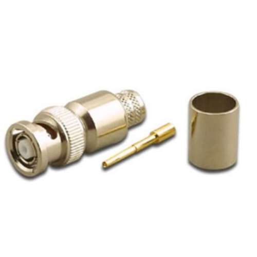 FOR RG-213 DUAL CRIMP PLUG REV.POL. BNC (RPB-3908P)