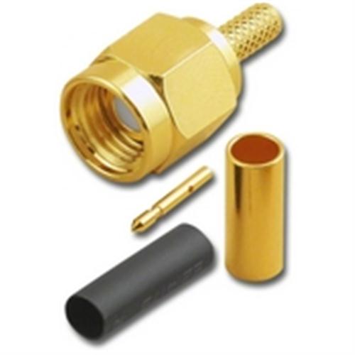 FOR RG174/U FLEX CBL CRIMP PLUG STRAIGHT (SMA-2517)