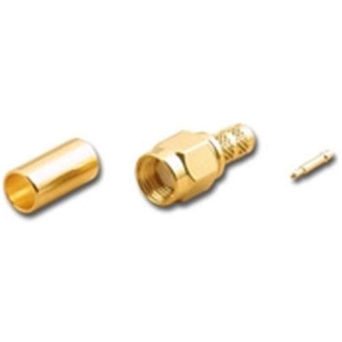 FOR RG58/U FLEX CBL CRIMP PLUG STRAIGHT (SMA-2518)