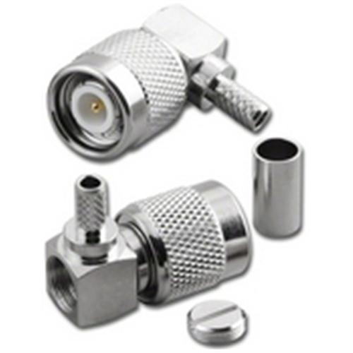 RG223 2pcs Rt-ANG CRMP/SLDR PLUG SHORT FERRULES (TNC-7442-223)