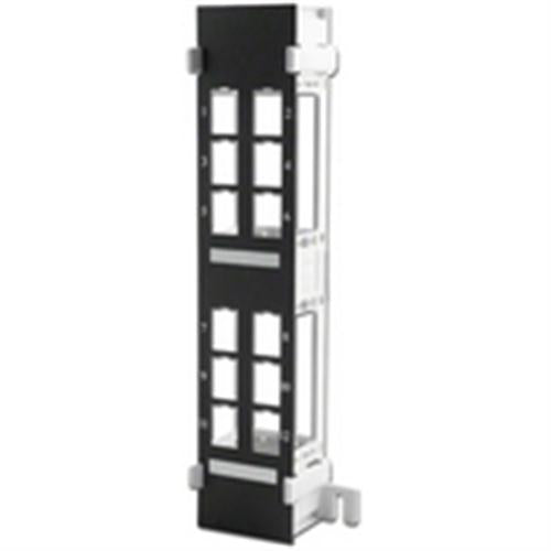 12 PORT KEYSTONE 66 TYPE PLATE W/ BRKT (WRP-K66M-12)
