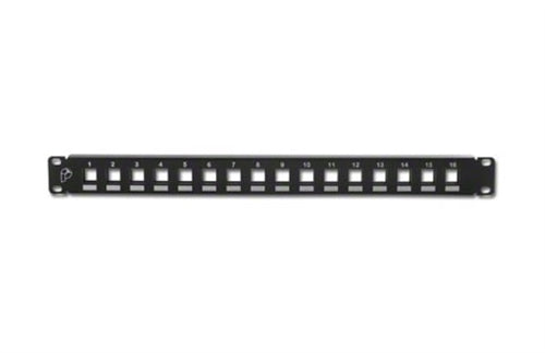 12 PORTS KEYSTONE 19" RACK MOUNT PANEL (WRP-KM-16_1U)