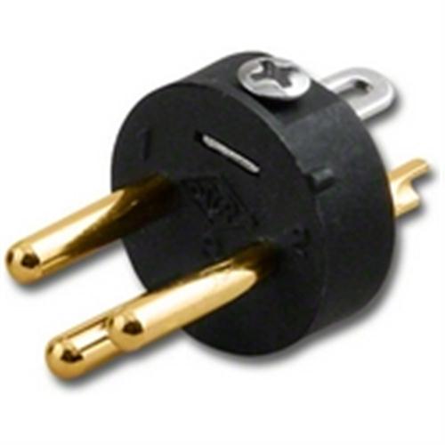 3P MIC Connector Male Gold Plate (XCM-P3G)