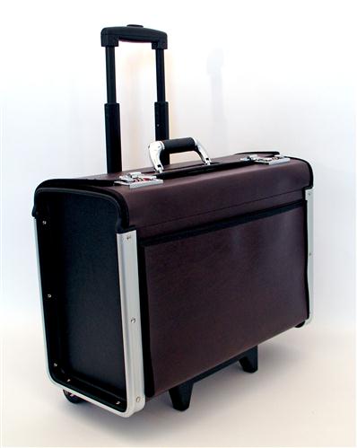 Platt HT219HW Catalog Case w/Telescoping Handles - Oxford ID: 17" x 12" x 8" (HT219HW)