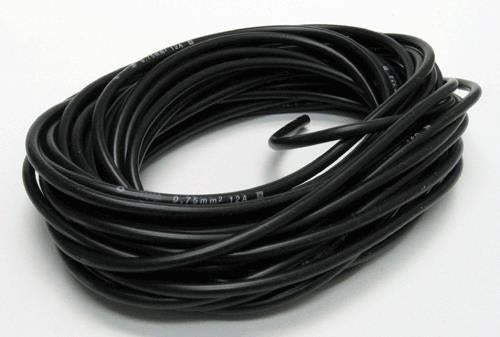 SILICONE TEST LEAD WIRE; 50 FEET (15.2 METERS); BLACK (pomo_6733-0)