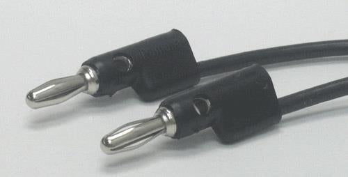 BANANA PLUG PATCH CORD   (BLACK) (pomo_B-12-0)