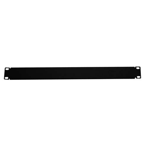 19" BLANK FILLER PANEL, 1U, 1.75 HEIGHT, BLACK (questm_BP19-01)