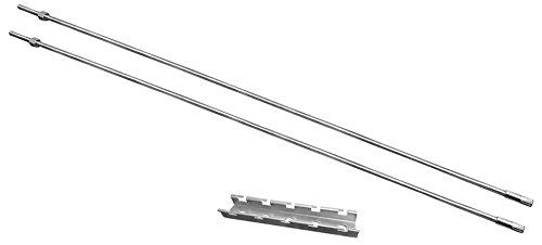 CABLE TRAY 4" CEILING HANGING BAR KIT W/RODS, ZINC (questm_CT0013-04-03)