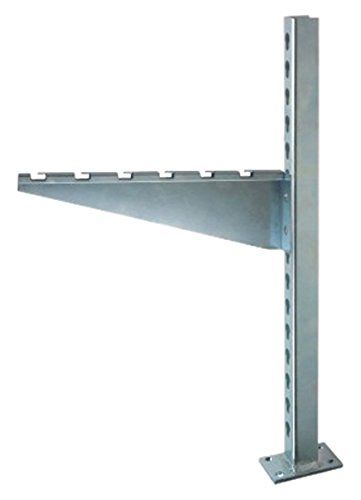 CABLE TRAY 8" FLAG TYPE FLOOR STAND, ZINC (questm_CT0029-08-03)