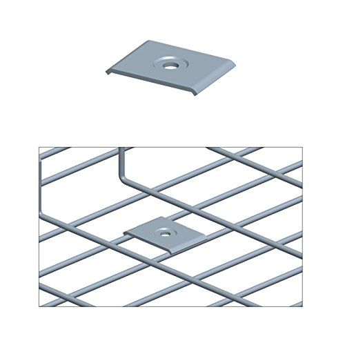 CABLE TRAY CENTRAL HOLD DOWN, ZINC (questm_CT0031-03)