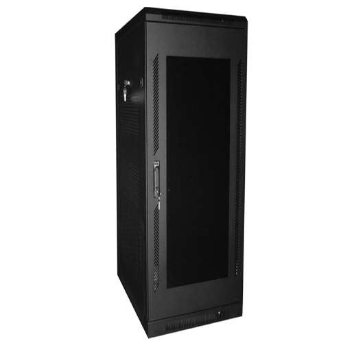 7' 45 RMS 19" X 32" BLACK 410 SERIES FLOOR ENCLOSURE, KNOCKDOWN (questm_FE4119-45-02K)