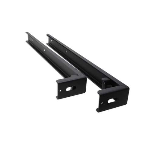 OPEN FRAME RACK WALL SUPPORT BRACKET, SET OF 2, BLACK (questm_RS-01-26)