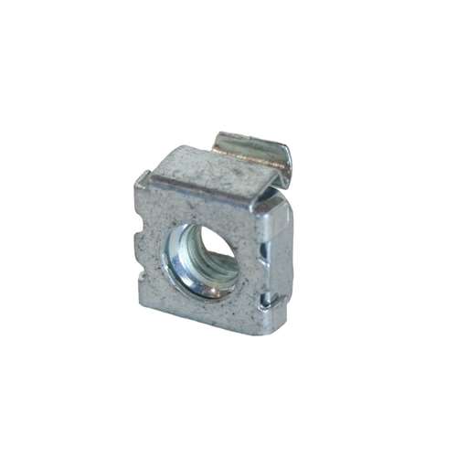 CAGE NUT FOR #12-24 SCREW, 50/BAG, SILVER (questm_SCN-1224)