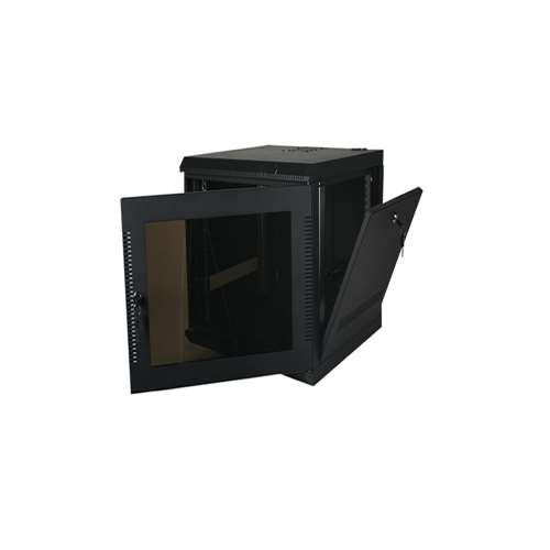 WALL ENCLOSURE, FRONT/SIDE ACCESS, 23"H X 21"W X 20"D, 11U, BLACK (questm_WM2019-11-02)
