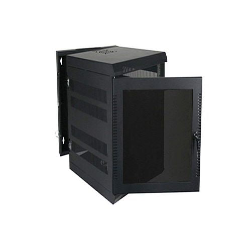 WALL ENCLOSURE, FRONT/REAR ACCESS, 31"H X 21"W X 31"D, 16U, BLACK (questm_WM3019-16-02D)