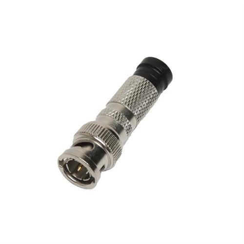 BNC(M), COMPRESSION, RG6, 75 OHM, BLACK (questt_COM-2006)