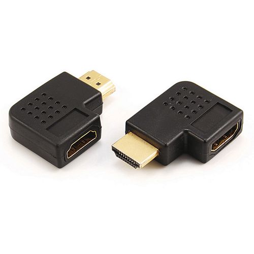 HDMI A(M) TO A(F) FLAT ADAPTER 90 DEGREE (questt_HDI-1501)