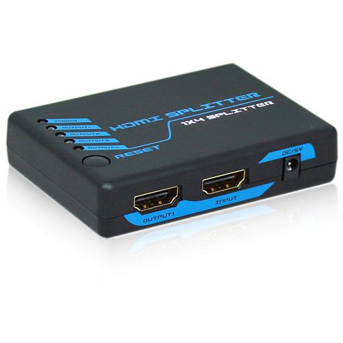 HDMI 1X4 V2.0 SPLITTER, 4K2K@60HZ, HDCP2.2 (questt_HDI-4214)
