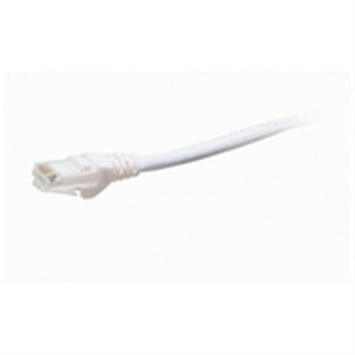CAT6 Cable; Snagless Molded Boot; EIA568B; White; 7FT (NPC-6807)