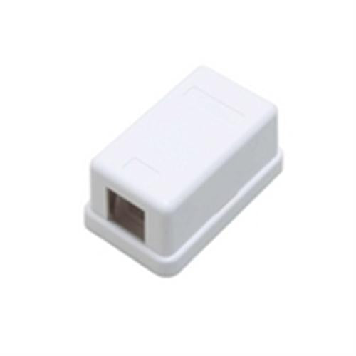 Surface Mount Box; 1 Port; Unloaded - White (NSB-5210)