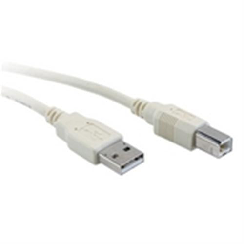USB 2.0 Cable; USB-A Male to USB-B Male; 6 Feet (NUB-3106)