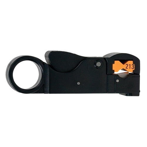 STRIPPING TOOL FOR COAX CABLE, 3 BLADE ADJUSTABLE, RG8,11,213 (questt_TCS-5040)