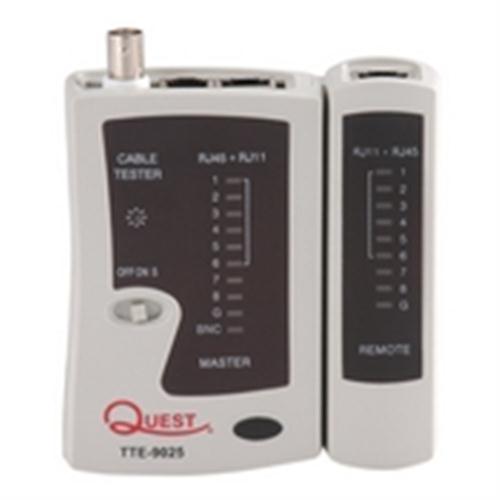 Tester; Economy Coaxial and LAN Cable Tester (TTE-9025)