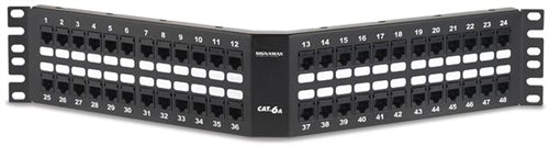 48-Port Category 6A 10G Angled (48458A-C6A)