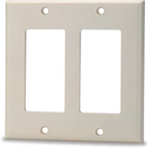 6-Port Double Gang Keystone Fa (DKFL-6-GY)