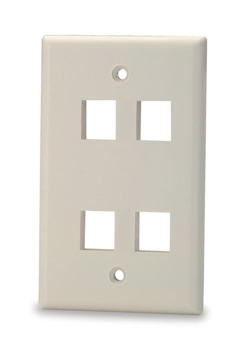 4-Port Single Gang Keystone (SKF-4)