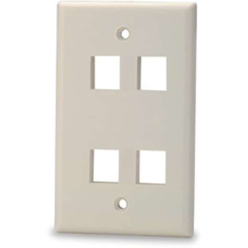 4-Port Single Gang Faceplate (sign_SKF-4-DI)