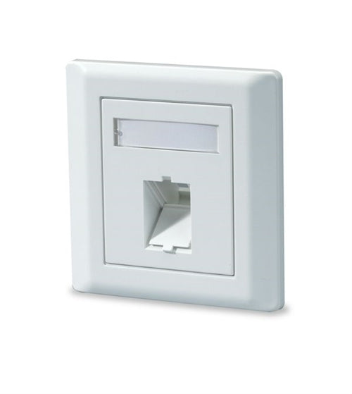 1-Port Angled Keystone Intl. (SKFL-1A-85-WH)