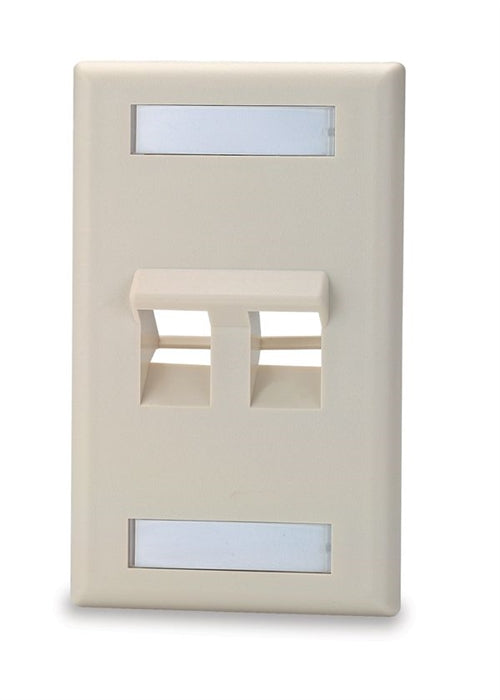 2-Port Single Gang Angled (SKFLA-2)