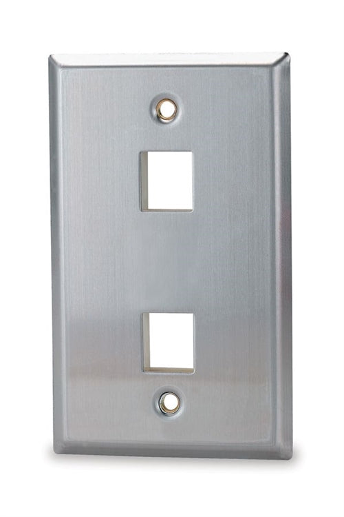 2-Port Single Gang Stainless (SSKF-2)