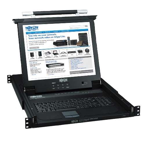 NetDirector 8-Port 1U Rack-Mount Console KVM Switch w/17-in. LCD (tripp_B020-008-17)