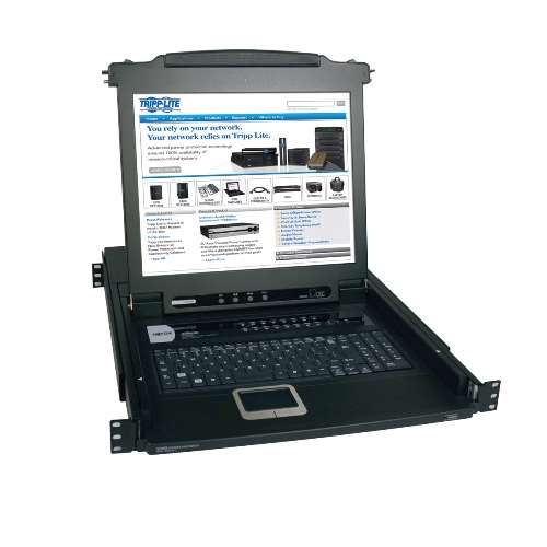 NetDirector 16-Port 1U Rack-Mount Console KVM Switch w/17-in. LCD (tripp_B020-016-17)