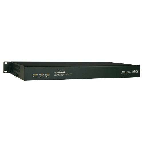 NetCommander 16-Port Cat5 IP KVM Switch 1U Rack-Mount 1+1 User (tripp_B072-016-1-IP)