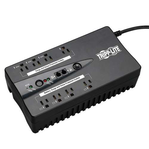 ECO Series 120V 550VA 300W  Energy-Saving Standby UPS with USB port and 8 Outlets (tripp_ECO550UPS)