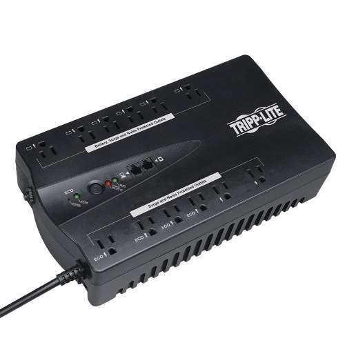 ECO Series 120V 750VA 450W  Energy-Saving Standby UPS with USB port and 12 Outlets (tripp_ECO750UPS)