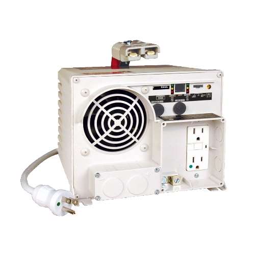 1250W 12VDC PowerVerter Ambulance/EMS Inverter/Charger with 2 Hospital Grade Outlets (tripp_EMS1250UL)