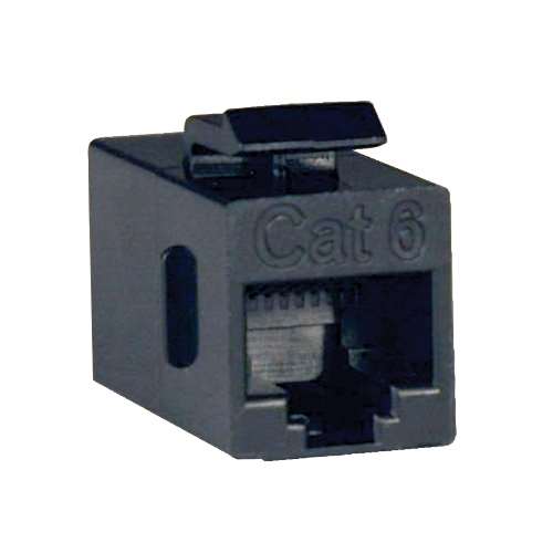Cat6 Straight Through Modular In-line Snap-in Coupler (RJ45 F/F) (tripp_N235-001)