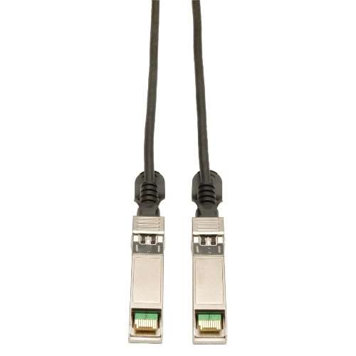 "SFP+ 10Gbase-CU Passive Twinax Copper Cable, Black, 1.5M (5-ft.)" (tripp_N280-005-BK)