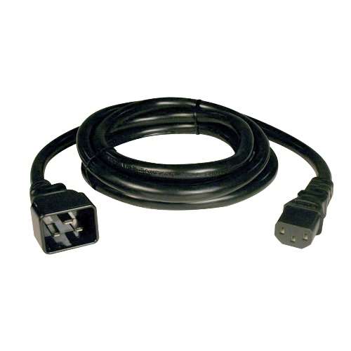 "Heavy-Duty Power Cord for PDU, 15A, 12AWG (IEC-320- C13 to IEC-320-C20), 7-ft." (tripp_P032-007)
