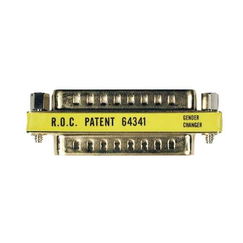 Compact/Slimline DB25 Gender Changer (M/M) (tripp_P156-000)