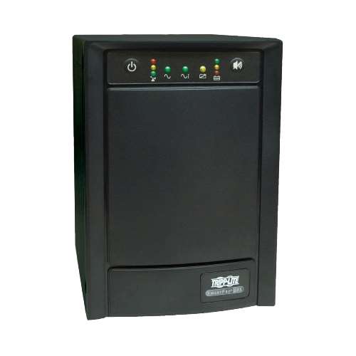 "SmartPro 120V 1.05kVA 650W Line-Interactive Sine Wave UPS, Tower, SNMPWEBCARD Option, USB, DB9 Serial" (tripp_SMART1050SLT)